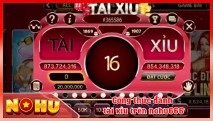 Cong thuc danh tai xiu tren nohu666 1