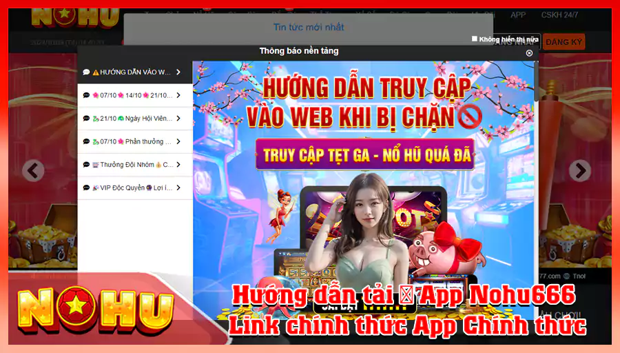 Huong dan tai 📱 App Nohu666 Link chinh thuc App Chinh thuc0