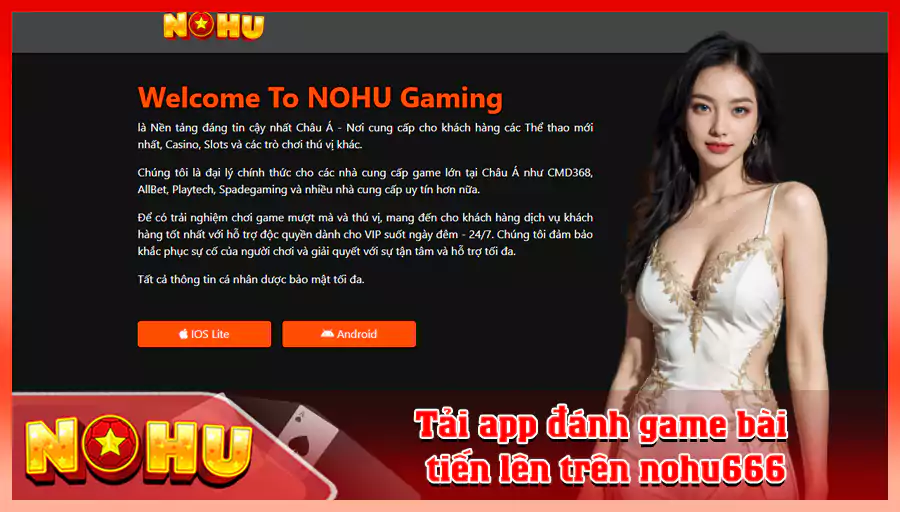 Tai app danh game bai tien len tren nohu666 1