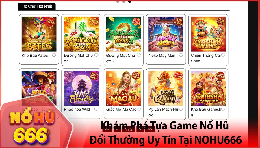 Kham Pha Tua Game No Hu Doi Thuong Uy Tin Tai NOHU666 2